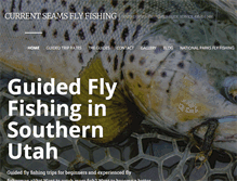 Tablet Screenshot of currentseamsflyfishing.com
